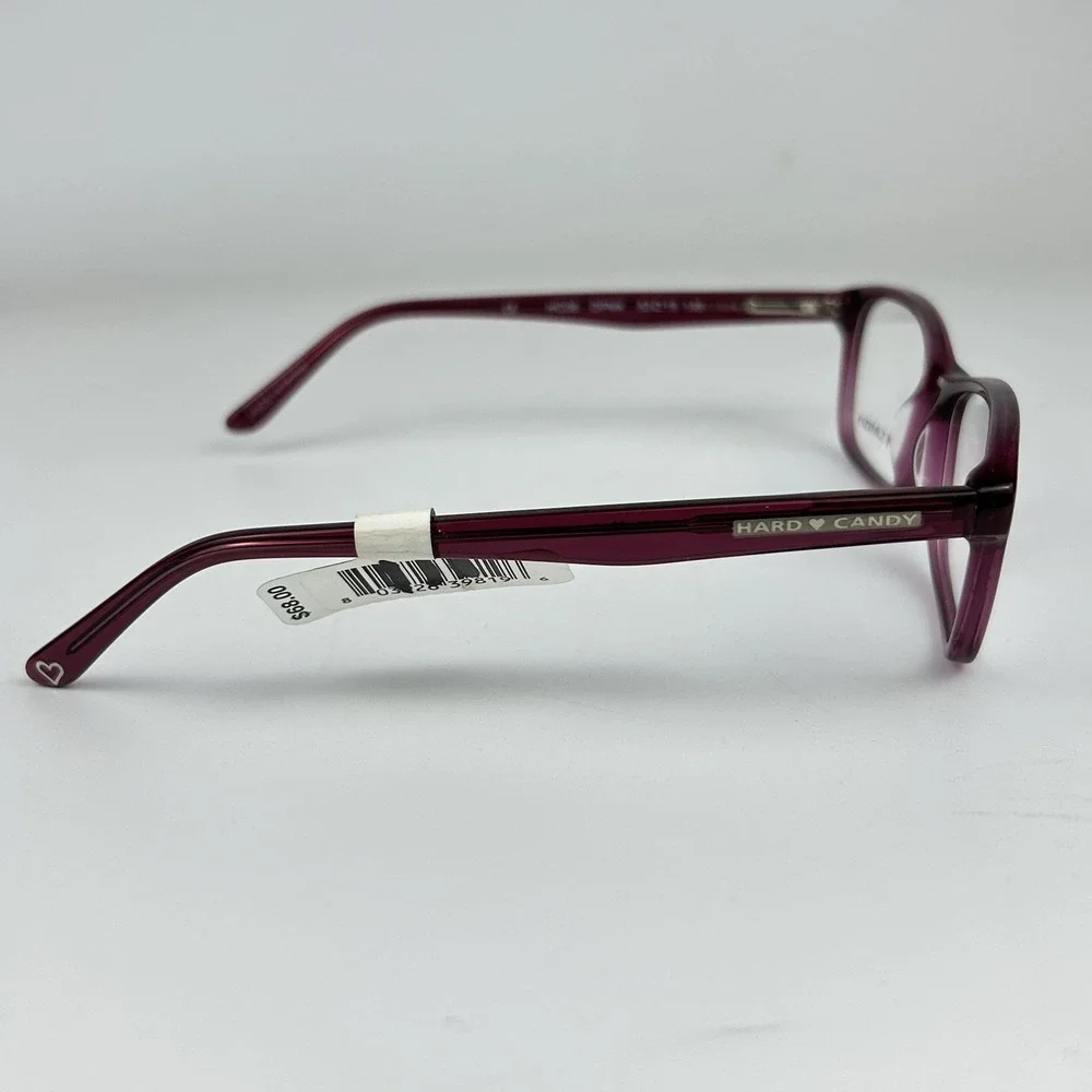 Hard Candy Women's HC08 Dark Pink Eyeglass Frame 53-15-135 mm‎